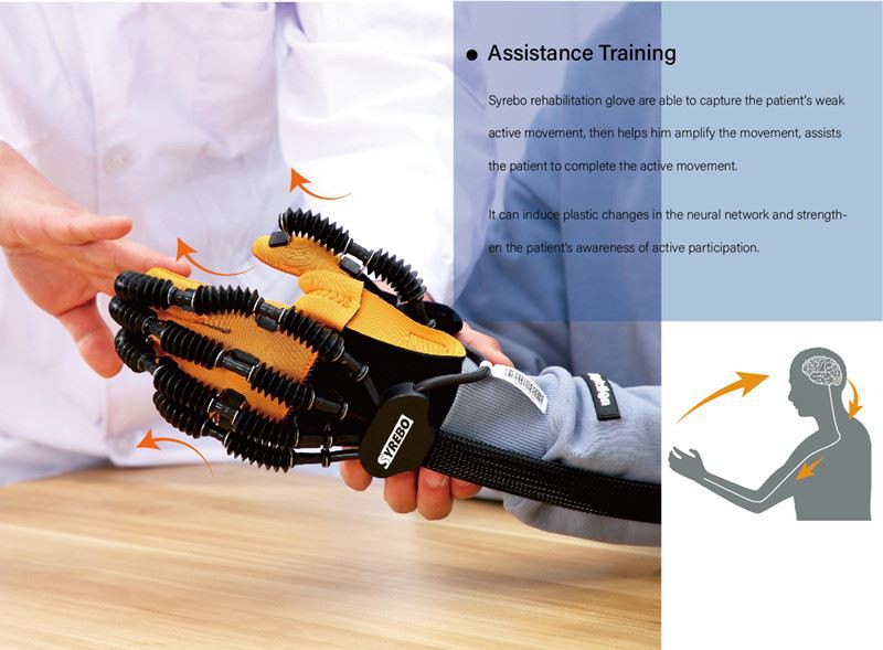 assistance training of stroke hand rehab equipment 06