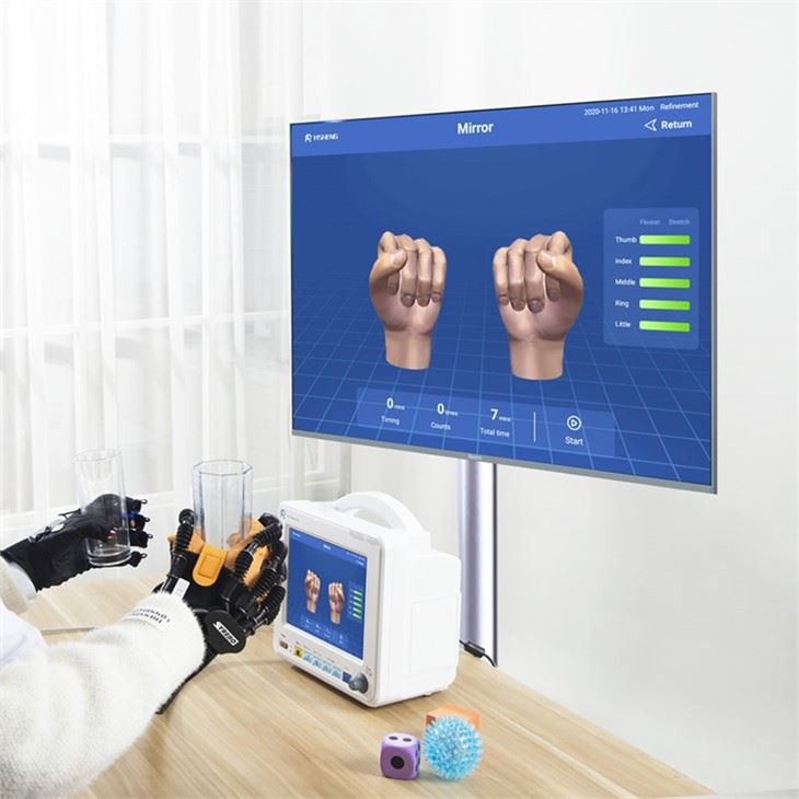 hand recovery exoskeleton for paralyzed