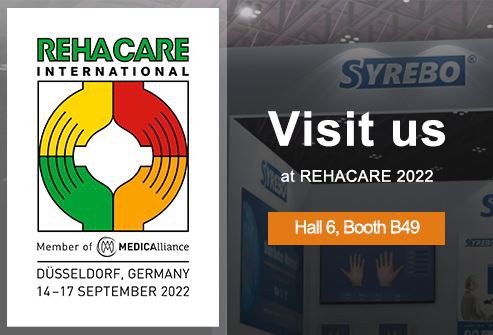 พบกับถุงมือฟื้นฟูหุ่นยนต์ Syrebo Soft ที่ REHACARE 2022